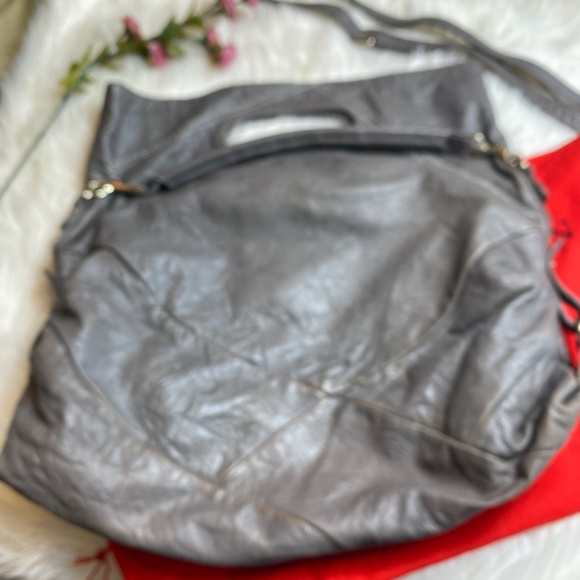 Gray Martine Sitbon Lambskin Leather Hobo - Picture 6 of 11